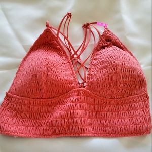 Victoria Secret PINK Salmon Pink Bralette